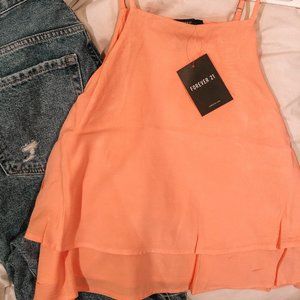 Tiered Flounce Cami Top